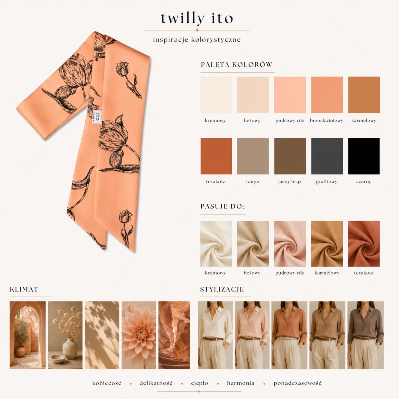 Jedwabne twilly ito