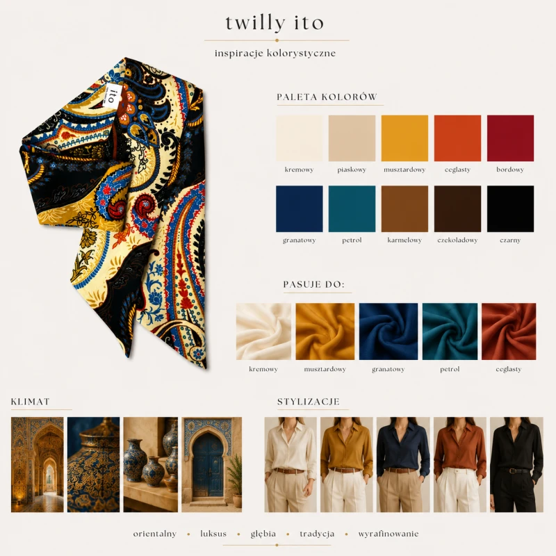 Jedwabne twilly ito
