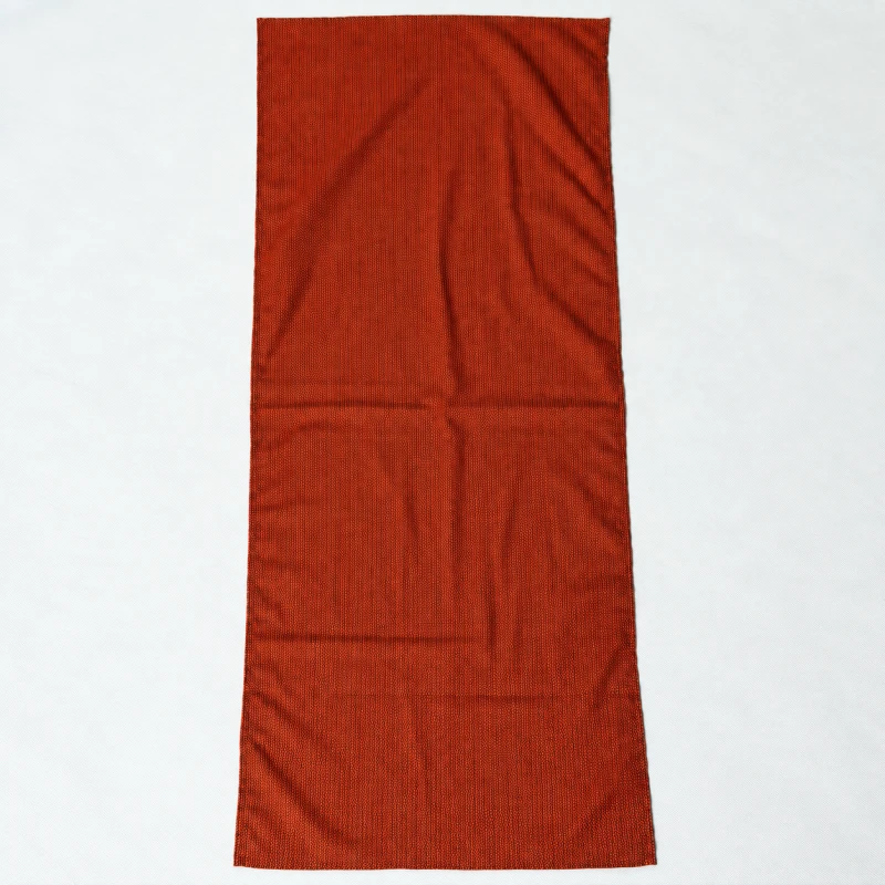 Collar Scarf Noto – rozłożona bawełniana apaszka męska terracotta
