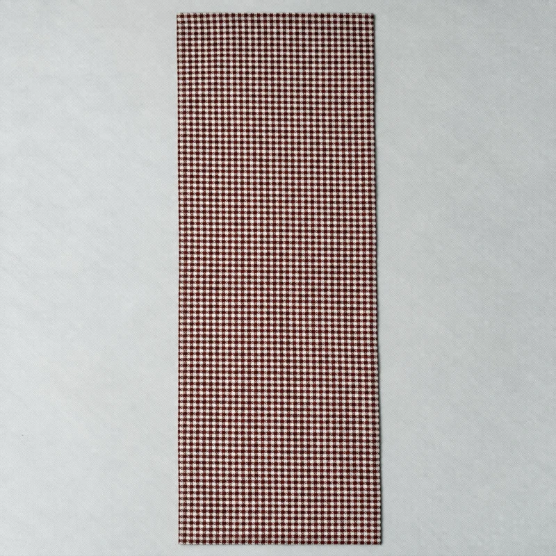 Collar Scarf Erice – rozłożona bawełniana apaszka męska w pepitke