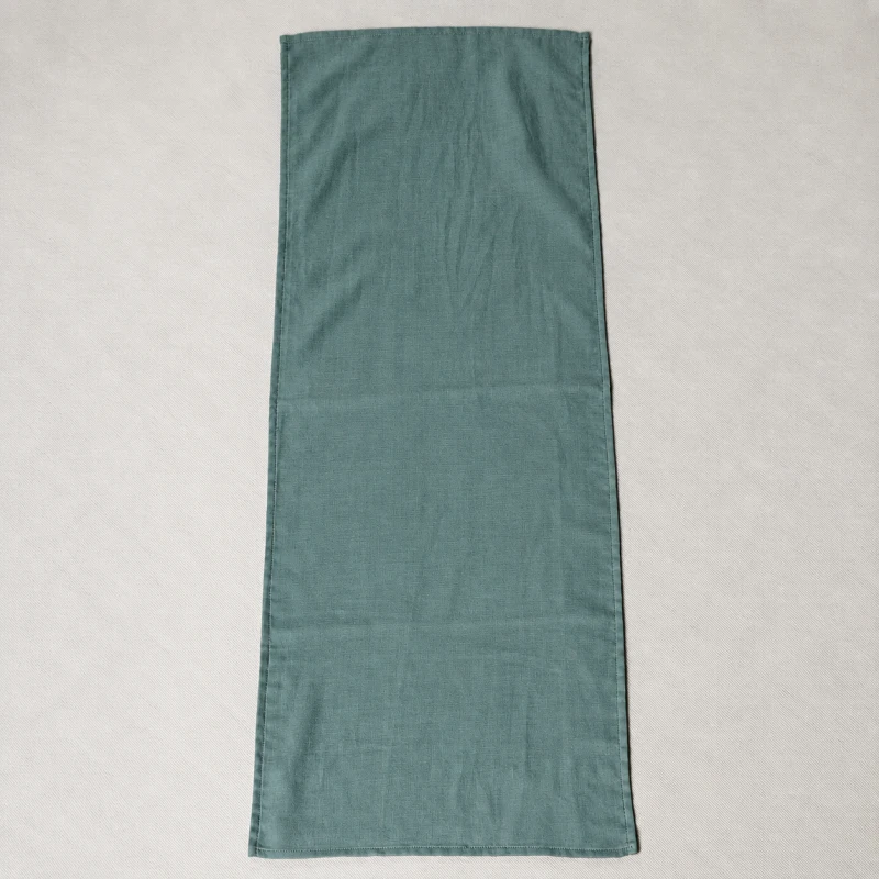 Collar Scarf Noli – rozłożona błękitna apaszka męska z bawełnianego muślinu